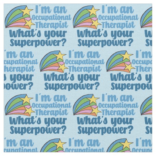 Tissu Super ergothérapeute Cute Blue OT (Fermer)