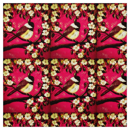 Tissu Super Punch Chickadee (Échantillon)