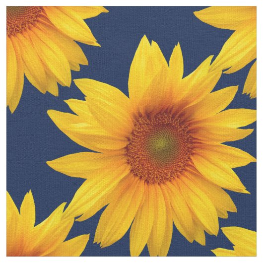 Tissu Superbes tournesols (Fermer)