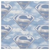 Tissu Superman S-Shield | Logo de la ville bleu clair (Fermer)