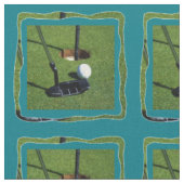 Tissu Sur Par Au Golf, (Fermer)
