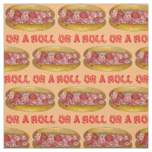 Tissu Sur un rouleau Maine Lobster Roll Nourriture de fr