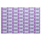 Tissu Surdosage : Ruban pourpre de conscience (Fat Quarter)