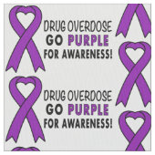 Tissu Surdosage : Ruban pourpre de conscience (fermé)