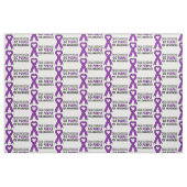 Tissu Surdosage : Ruban pourpre de conscience (Fat Quarter)