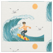 Tissu Surf ! (Détail)