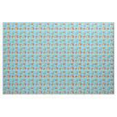 Tissu Surfbooards et palmiers (Yard)