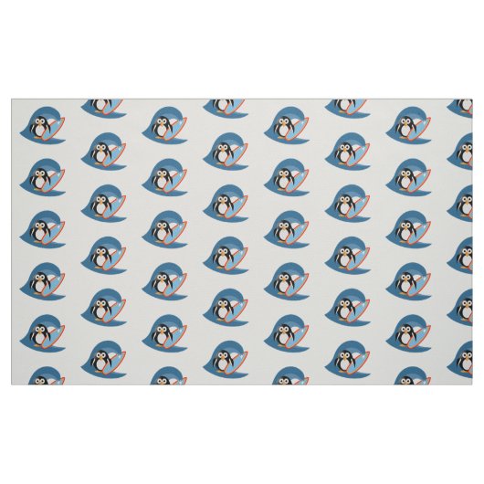 Tissu Surfeur manchot (Fat Quarter)