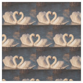 Tissu Swans & Love Fabric (Échantillon)