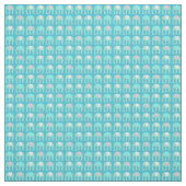 Tissu Sweet Aqua Blue Elephants Motif (Échantillon)