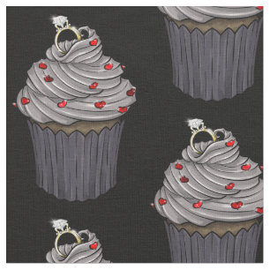 Tissu Sweet Proposition Cupcake