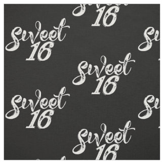 Tissu Sweet sixteen Seizième anniversaire 16e