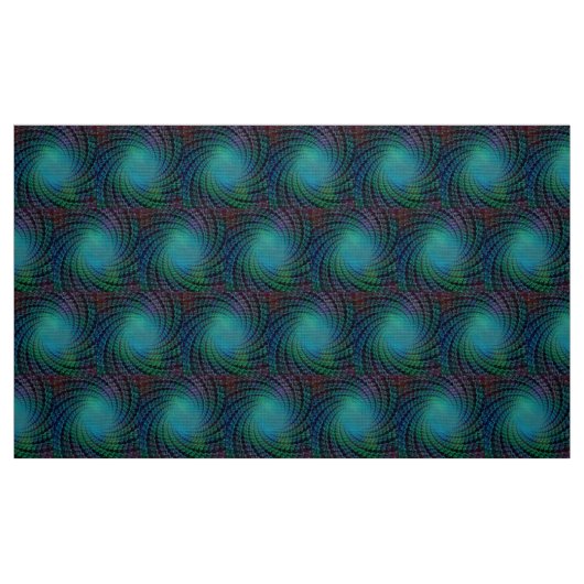 Tissu Swirl psychédélique MVB (Fat Quarter)