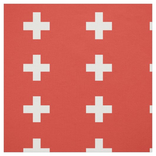 Tissu Switzerland Flag (Échantillon)