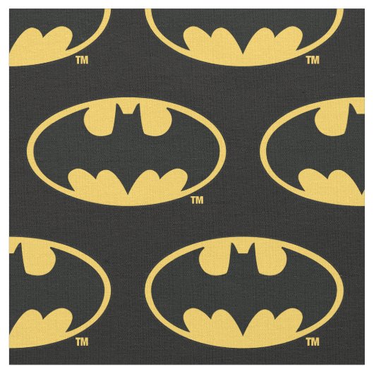 Tissu Symbole Batman | Logo ovale (Fermer)