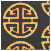 Tissu Symbole chinois de Lu (Fermer)
