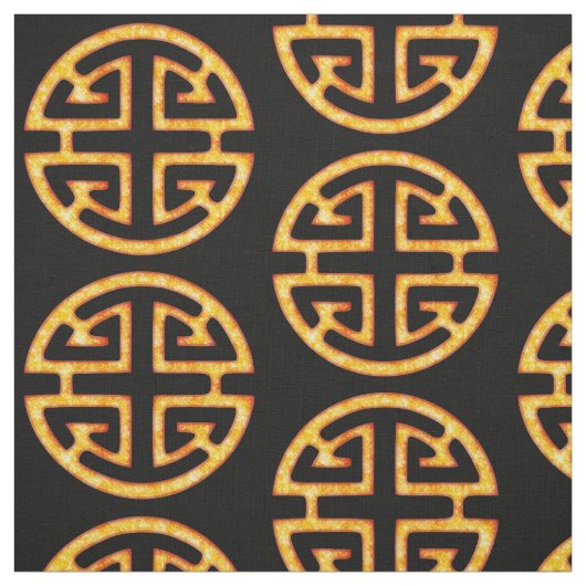 Tissu Symbole chinois de Lu (Échantillon)