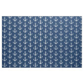 Tissu Symbole d'Ancre bleu blanc (Yard)
