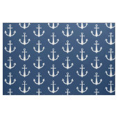 Tissu Symbole d'Ancre bleu blanc (Fat Quarter)