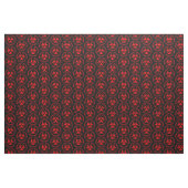 Tissu Symbole de bioaléa rouge et noir (Fat Quarter)