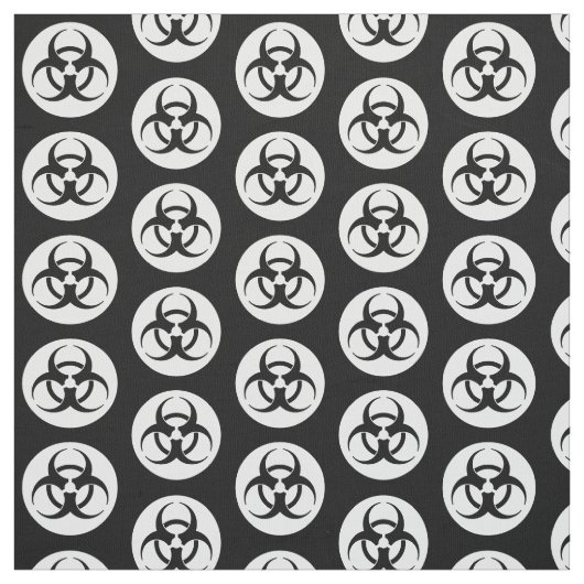 Tissu Symbole de Biohazard (Échantillon)