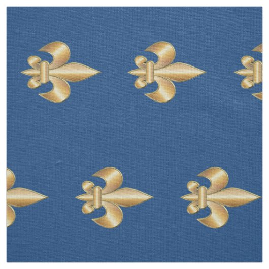 Tissu Symbole de Fleur de Lis (Échantillon)