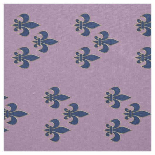 Tissu Symbole de Fleur de Lis (Échantillon)