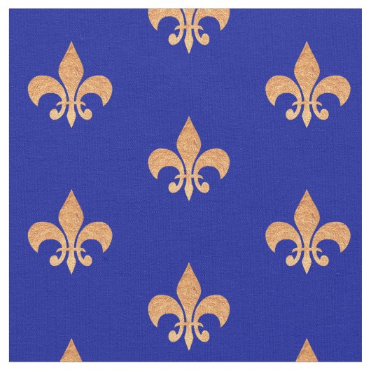 Tissu Symbole de la fleur de lis - lily royal héraldique (Fermer)