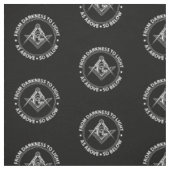 Tissu symbole de la franc-maçonnerie (Échantillon)