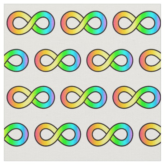 Tissu Symbole de la neurodiversité (Fermer)
