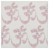 Tissu Symbole de mots Om (Échantillon)