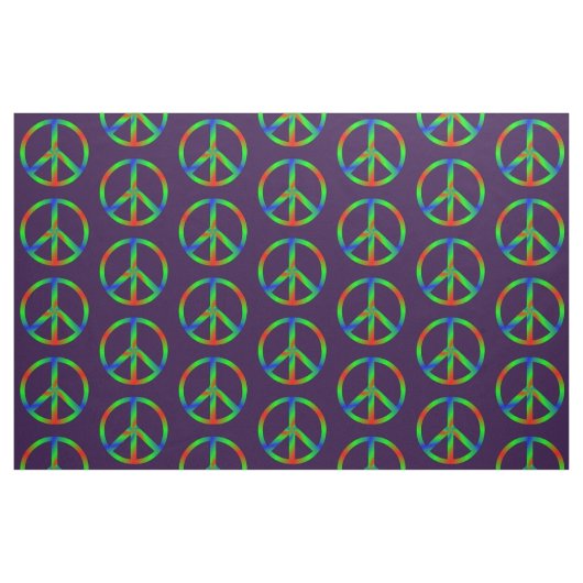TISSU SYMBOLE DE PAIX RVB (Fat Quarter)
