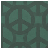 Tissu SYMBOLE DE PAIX Vert foncé (Fermer)