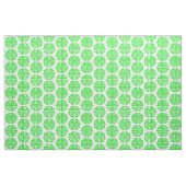 Tissu symbole de prospérité chinois vert (Yard)