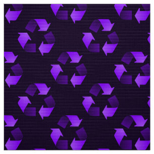 Tissu Symbole de réutilisation pourpre