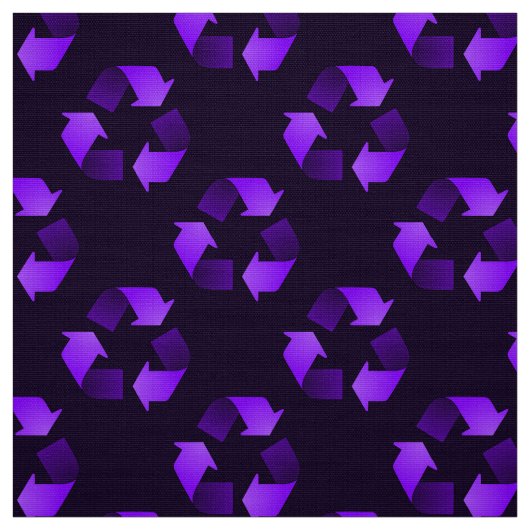 Tissu Symbole de réutilisation pourpre (Échantillon)