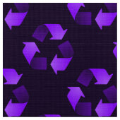 Tissu Symbole de réutilisation pourpre (Fermer)