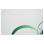 Tissu Symbole d'infini avec plume de paon (Fat Quarter)