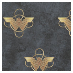 Tissu Symbole d'or Wonder Woman sur Lasso