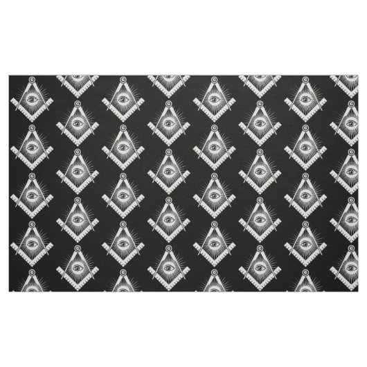 Tissu Symbole franc-maçonnerie (Fat Quarter)