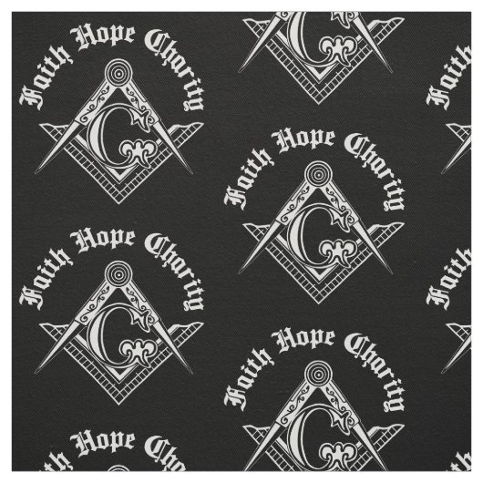 Tissu Symbole franc-maçonnerie (Échantillon)