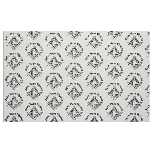 Tissu Symbole franc-maçonnerie (Fat Quarter)