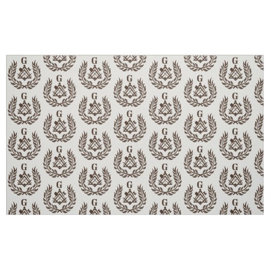 Tissu Symbole franc-maçonnerie (Fat Quarter)