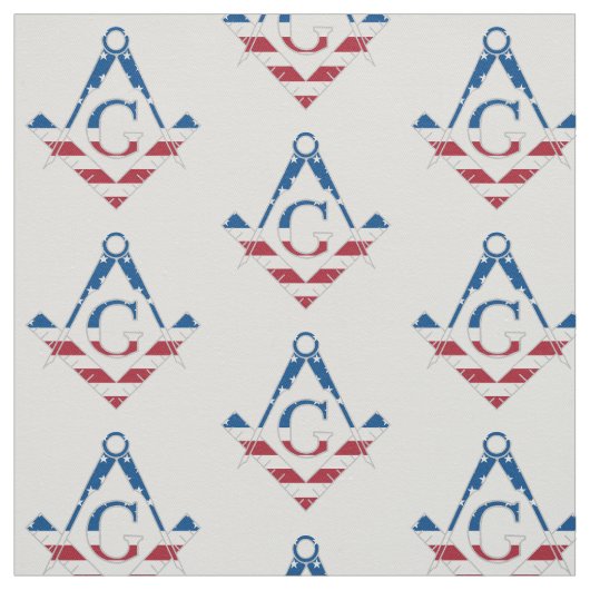 Tissu Symbole Freemasonic des États-Unis (Échantillon)