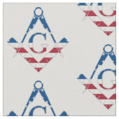 Tissu Symbole Freemasonic des États-Unis (Détail)