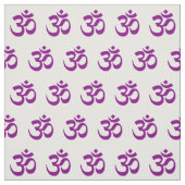 Tissu Symbole Om pourpre (Échantillon)