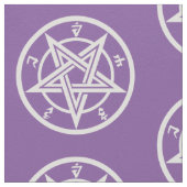 Tissu Symbole pentagramme classique (Détail)