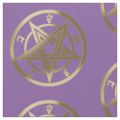 Tissu Symbole pentagramme classique (Détail)