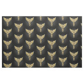 Tissu Symbole Polygonal Or Caduceus (Fat Quarter)
