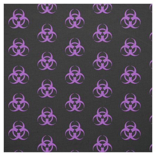 Tissu Symbole pourpre de Biohazard (Échantillon)